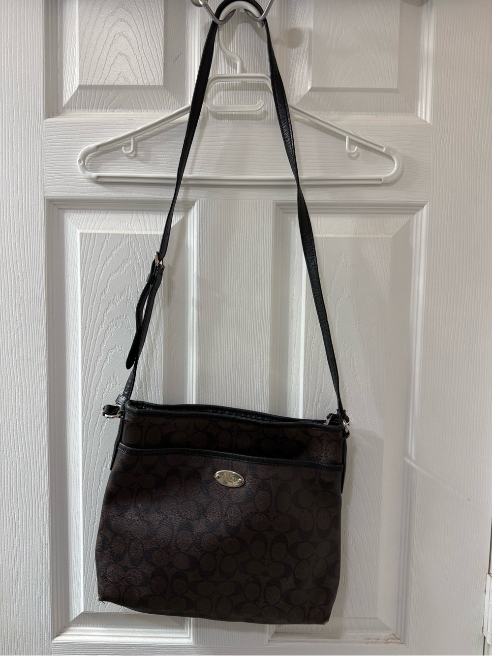 Coach Signature File Crossbody Bag